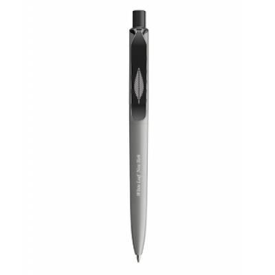 Image of Printed Prodir DS8 Metal Clip Pen In Matt Grey. Pantone Matching Available