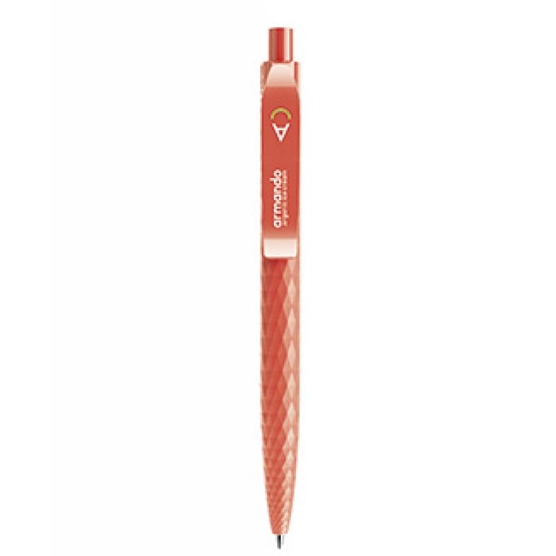 Image of Promotional Prodir QS01 Matt Pen In Warm Red. 3D Pattern Surface