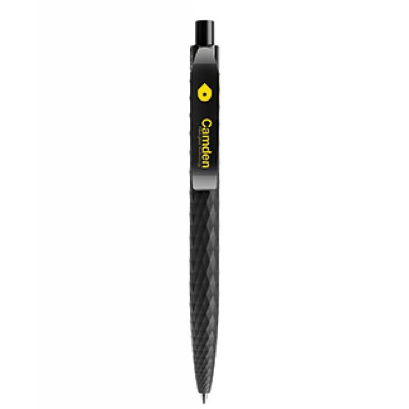 Image of Promotional Prodir QS01 Pen Triangular With 3D Surface. Matt Black