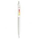 Image of Branded Prodir QS01 White Soft Touch 3D Triangular Pen