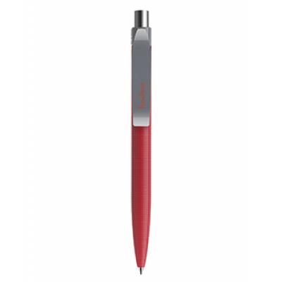 Image of Promotional New Prodir QS02 in Matt Red With Polished Clip And Metal Button