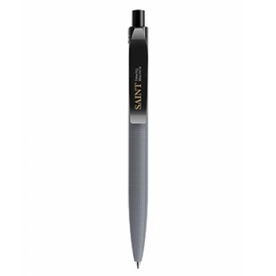 Image of New Prodir QS01 Patterned Pen. Printed Prodir QS01 Grey With Transparent Clip