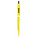 Image of Promotional Prodir QS20. The Peak Pen. Soft Touch Yellow With Chrome Metal Button