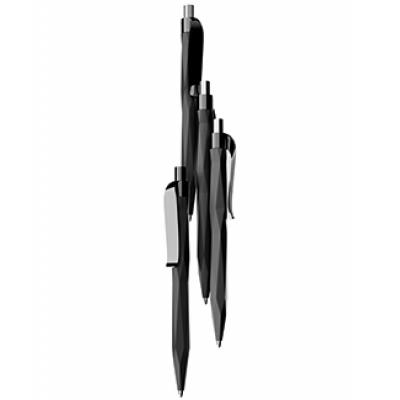 Image of Branded Prodir QS20. The New Peak Pen In Soft Touch Black With Polished Clip