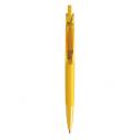 Image of Printed Prodir DS6 Pen In Polished Yellow With Transparent Clip