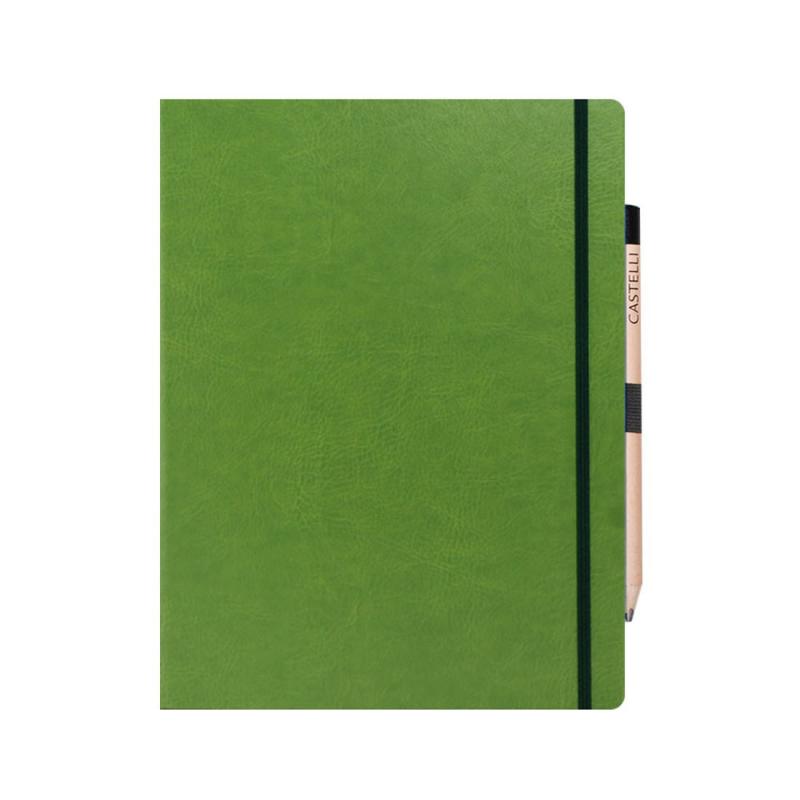 Image of Promotional Castelli Sherwood Large Ruled Notebook With Stylish Pencil