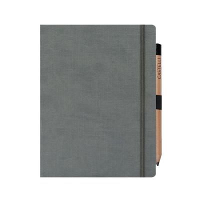 Image of Branded Castelli Eldorado Large Ruled Notebook With Expandable Inside Pocket