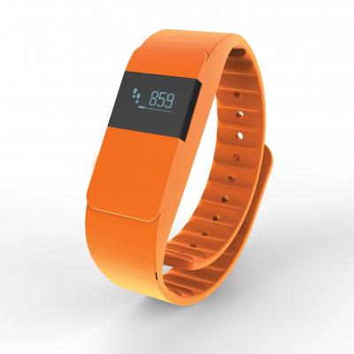 Image of Branded Activity Tracker. Sports Tracker In Orange