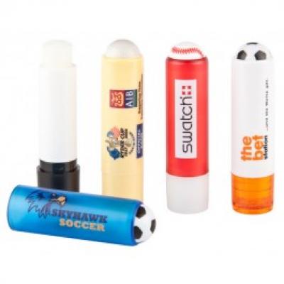 Image of Promotional Sports Themed Lip Balm. Mix And Match Colours. 