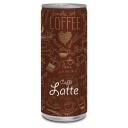 Image of Branded Canned Caffe Latte With Full Colour Print