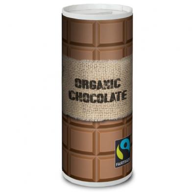 Image of Promotional Can Of Fairtrade Chocolate Drink. 230ml. Full Colour Print