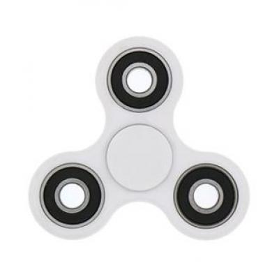 Image of Promotional Fidget Spinner White Printed Stress Relief Toy
