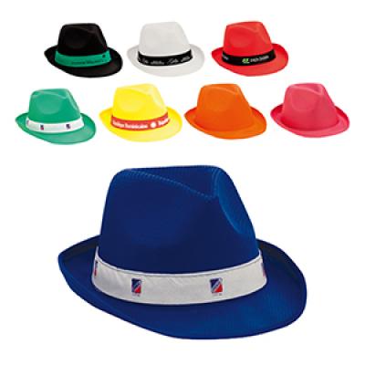 Image of Promotional Trilby Hat. Branded Fun Summer Hat