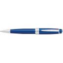 Image of Engraved Cross Pen. Branded Bailey Blue Lacquer Ballpoint Pen