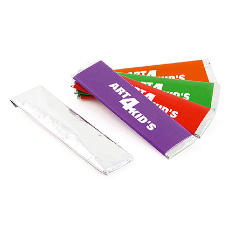 Image of Printed Chewing Gum Single Leaf. Promotional Sticks Of Chewing Gum