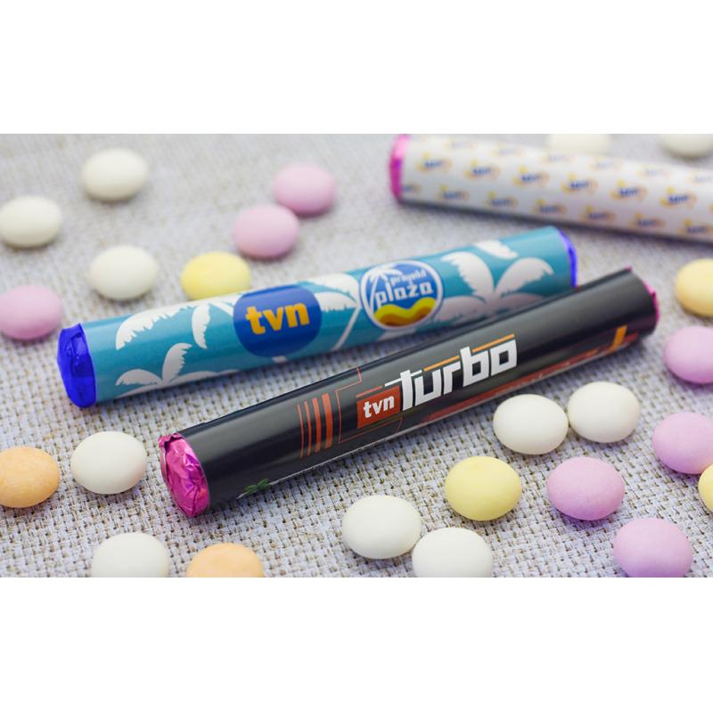 Image of Promotional Mentos Drops Sweets In Printed Wrapper