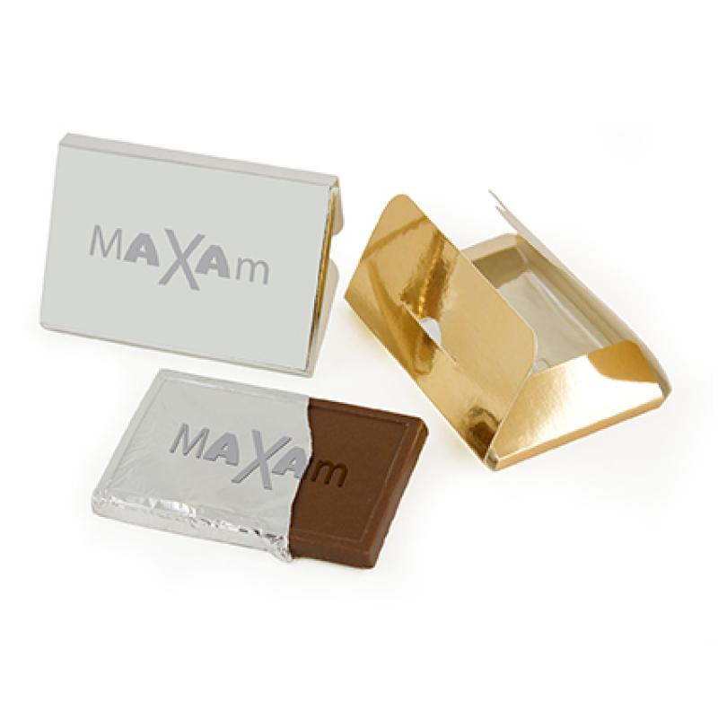 Image of Embossed Belgian Chocolate Presented In A Premium Gift Box. 22g, 34g