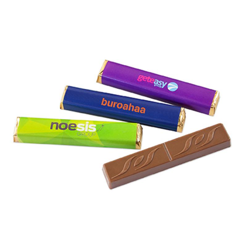 Image of Full Colour Printed Individual Chocolate Baronettes