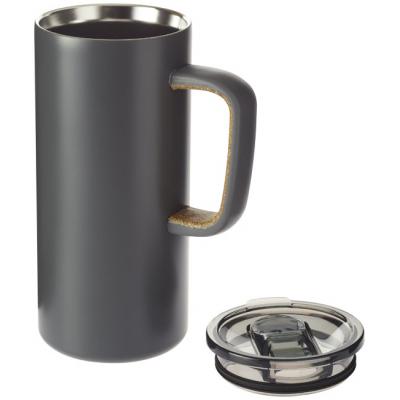 Image of Branded Valhalla Copper Vacuum Mug, Grey 500ml
