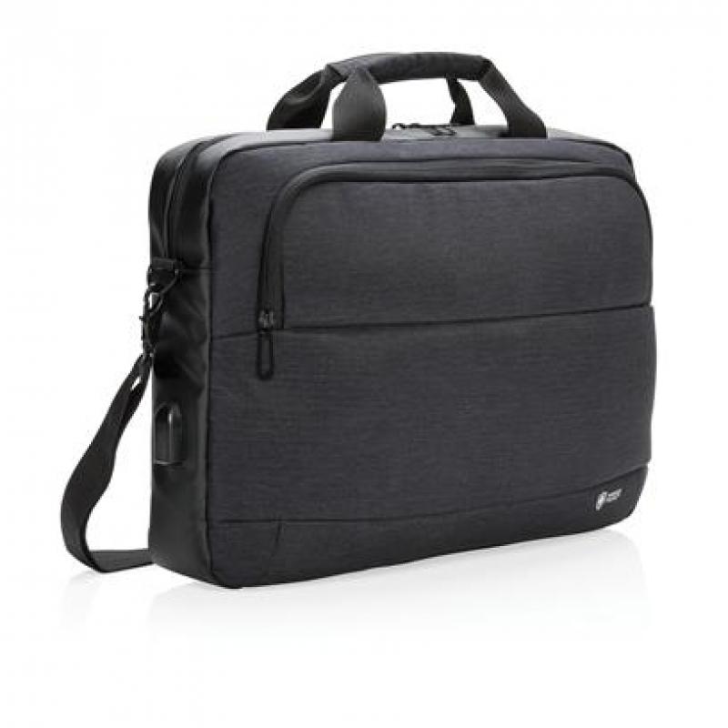 Image of Promotional Swiss Peak 15″ Laptop Bag With Integrated USB Port.