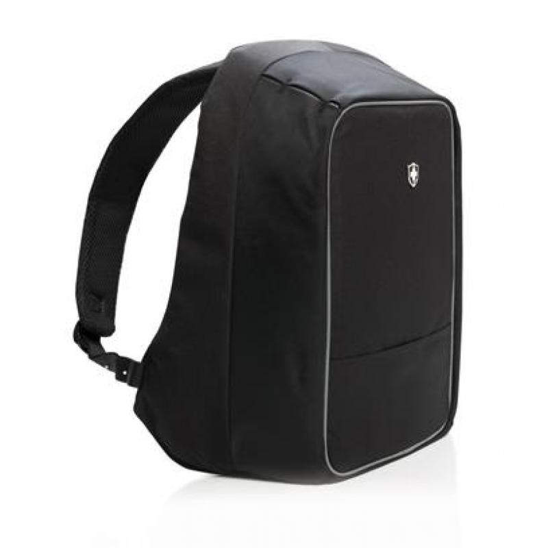 Image of Embroidered Swiss Peak Anti-Theft Laptop Backpack With USB Port