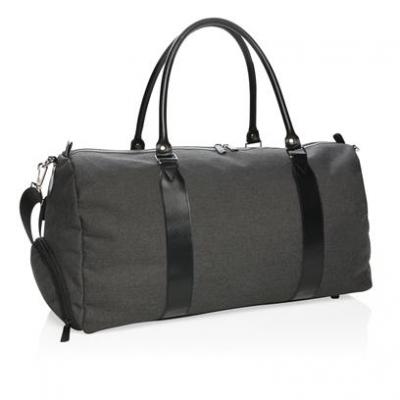 Image of Embroidered Stylish Weekend Bag With USB Output