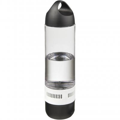 Image of Branded Ace Sports Bottle With Bluetooth® Speaker. White