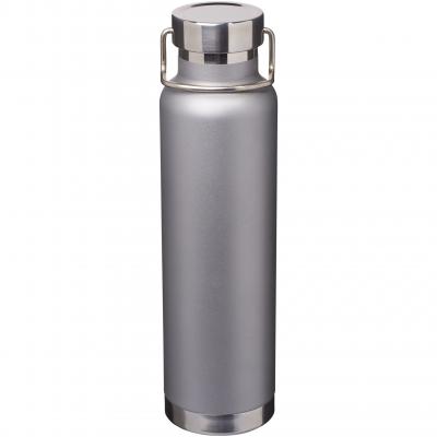 Image of Branded Thor Copper Vacuum Insulated Bottle. Grey