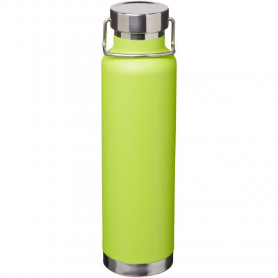 Image of Branded Thor Copper Vacuum Insulated Bottle, Lime Green