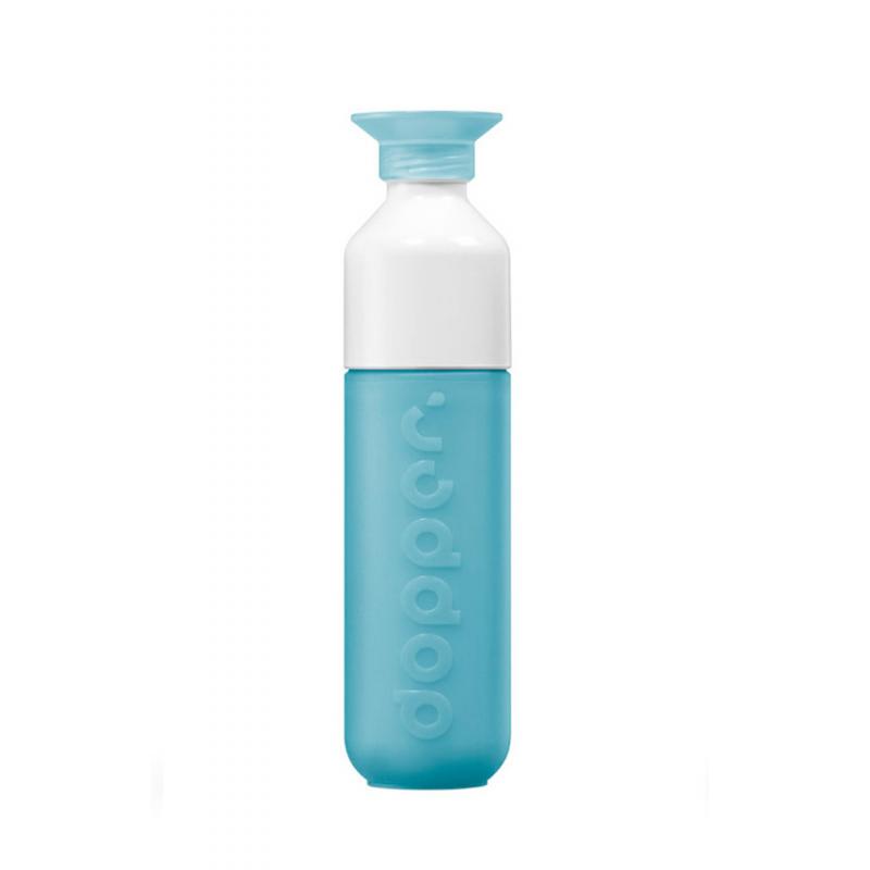 Image of Branded Dopper Water Bottle Blue Lagoon. environmentally friendly Dopper Bottle