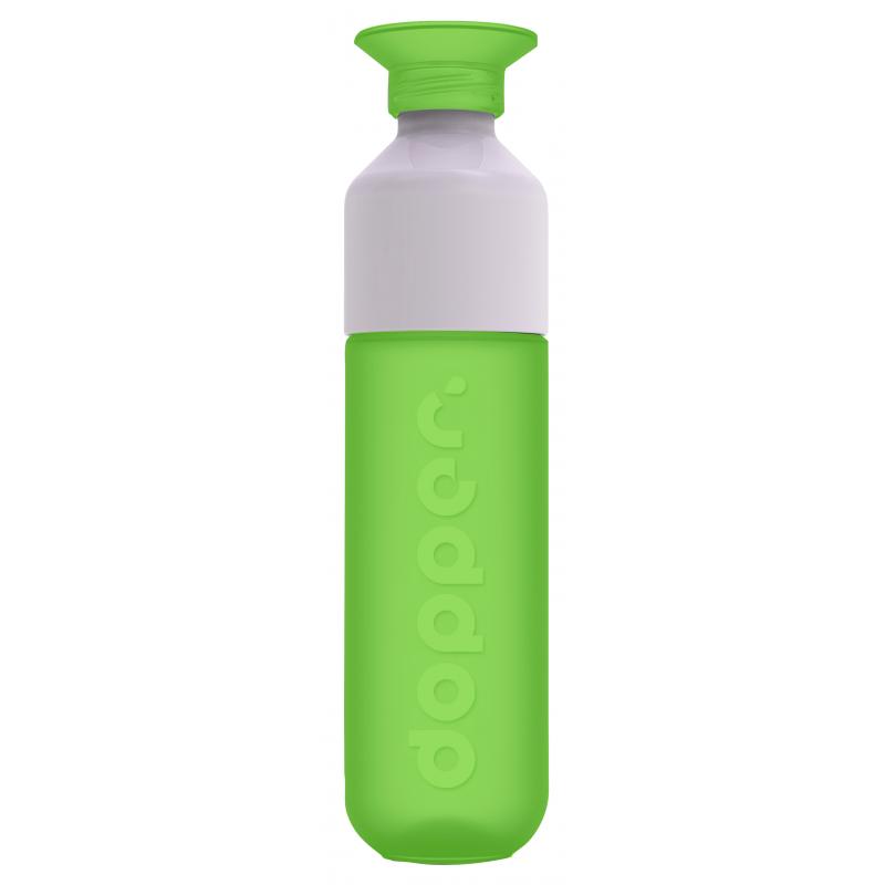 Image of Promotional Dopper Water Bottle Apple Green. BPA Free 450ml  Dopper Bottle