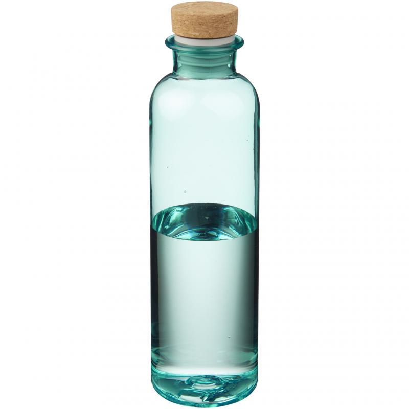 Image of Printed Sparrow Bottle. Blue BPA Free water Bottle With Cork Lid 650ml