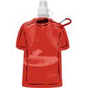 Image of Printed  Football Themed Folable Bottle, Reusable T Shirt Bottle Red.