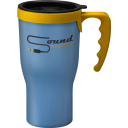 Image of Promotional Challenger reusable coffee mug Light Blue, BPA Free