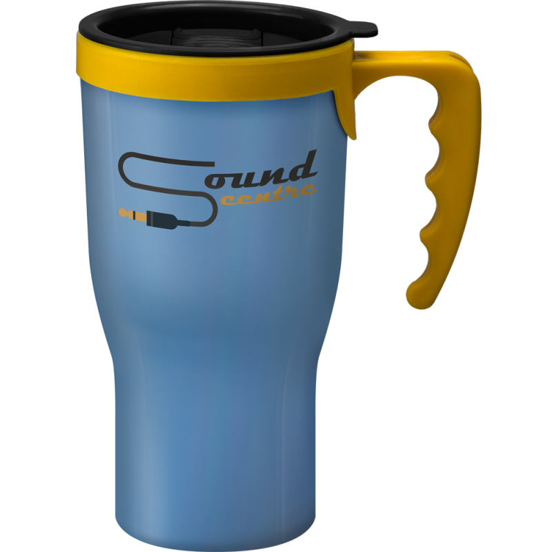 Image of Promotional Challenger reusable coffee mug Light Blue, BPA Free