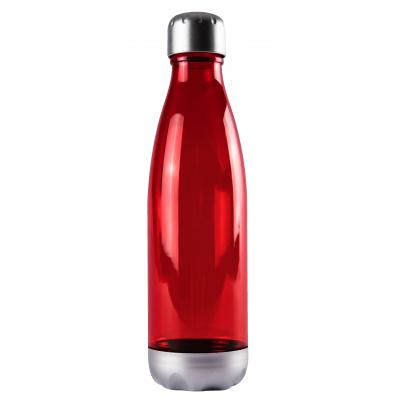 Image of Printed Fizzy Tritan Water Bottle, Milk Shaped Bottle 670ml Red