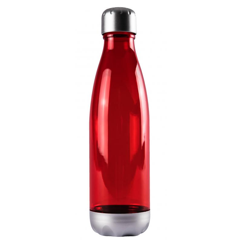 Image of Printed Fizzy Tritan Water Bottle, Milk Shaped Bottle 670ml Red