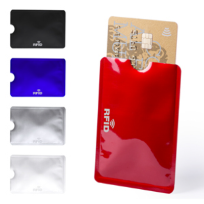 Image of Printed RFID Aluminium Credit Card Holder, Prevents Electronic Scamming