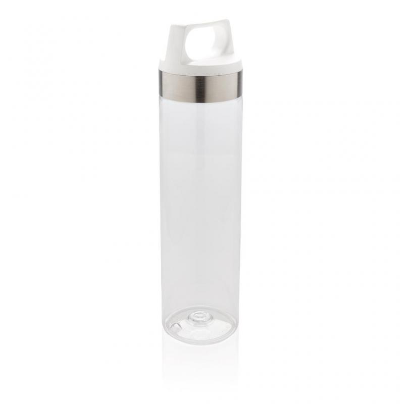 Image of Promotional Luxury Tritan Water Bottle White With Carry Handle, BPA Free