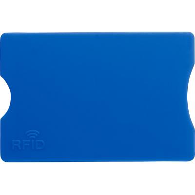 Image of Full colour printed plastic card holder with RFID protection
