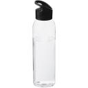 Image of Promotional Sky Tritan Sports Bottle, Transparent With Black Lid, 650ml