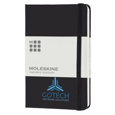 Image of Promotional Moleskine Pocket Notebook, Hard Back, Black