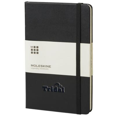 Image of Promotional Moleskine Medium Notebook, Hard Back, Black