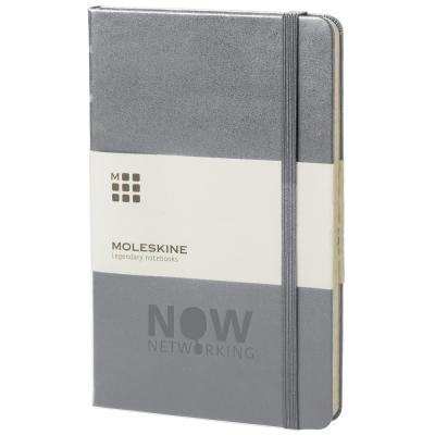 Image of Embossed  Moleskine Medium Notebook, Hard Back, Slate Grey
