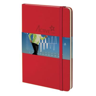 Image of Promotional Moleskine Large Notebook Hard Back A5, Scarlet Red