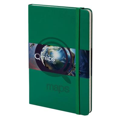 Image of Embossed Moleskine Large Notebook Hard Back A5, Oxide Green