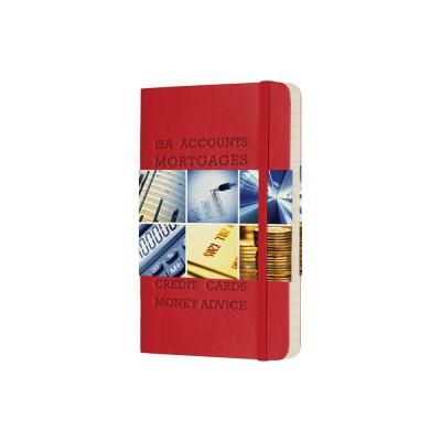 Image of Printed Moleskine Pocket Notebook, Soft Back A6 Scarlet Red