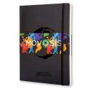 Image of Printed Moleskine A4 Notebook, Soft Back XL Notebook Black