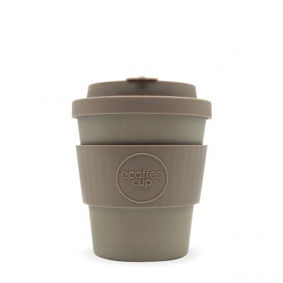 Image of Promotional ecoffee Cup, Reusable Bamboo Mug 8oz Molto Grigio