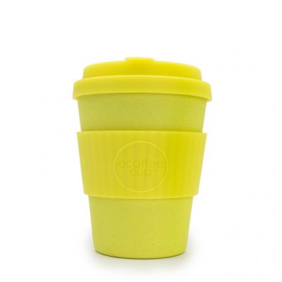 Image of Branded ecoffee Cup, Bamboo Takeaway Mug 12oz Like a Boss